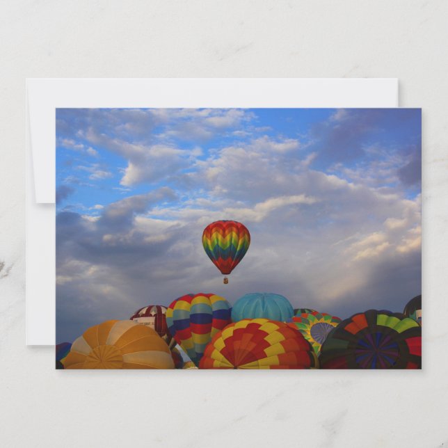 Early Riser Balloon - Invitations (Front)