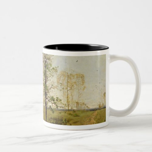 Early Spring at Weimar 1876 Two_Tone Coffee Mug