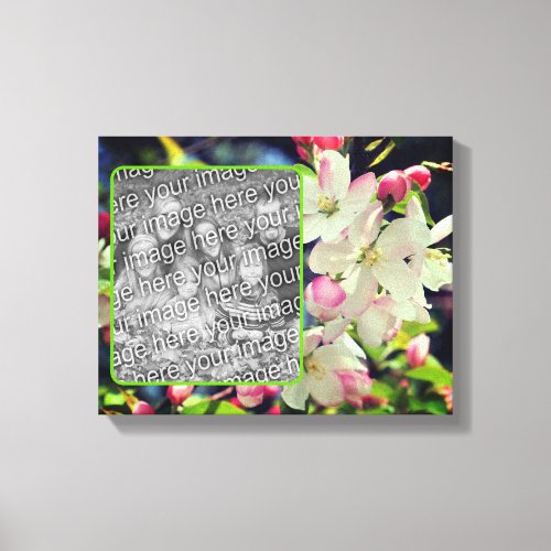 Early Spring Blossoms Create Your Own Photo Canvas Print