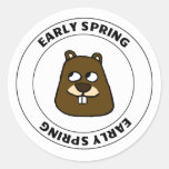 Early Spring Classic Round Sticker