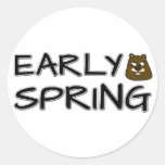 Early Spring Classic Round Sticker