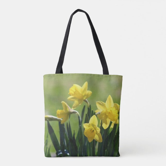 Early Spring Daffodils Northern Minnesota Tote Bag (Back)