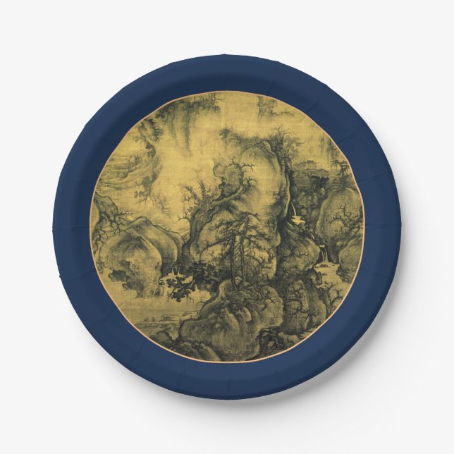 Early Spring & Guo Xi - Chinese Art/imperial China Paper Plates (Front)