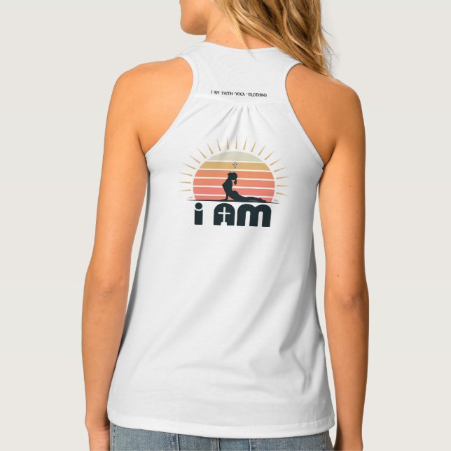 Early Spring I AM Sunrise Tank Top (Back)