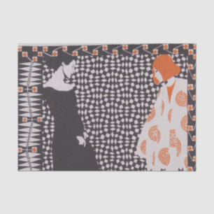 Early Spring Illustration to Poem by Koloman Moser Tissue Paper