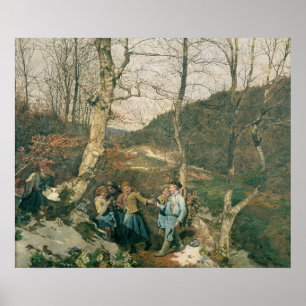 Early Spring in the Vienna Woods Poster