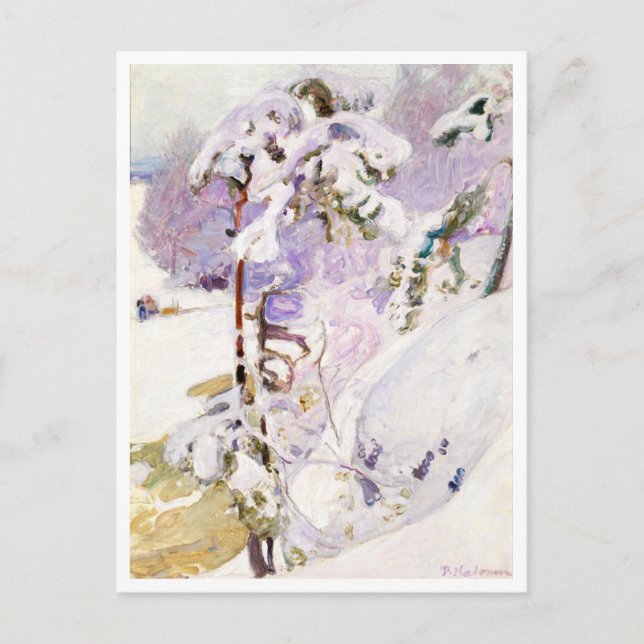 Early spring, Pekka Halonen  Postcard (Front)
