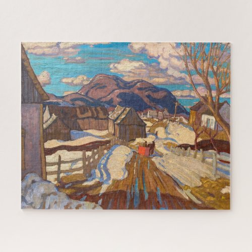 Early Spring Quebec  A Y Jackson  Jigsaw Puzzle