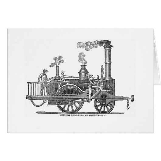 Early Steam Locomotive (Front Horizontal)