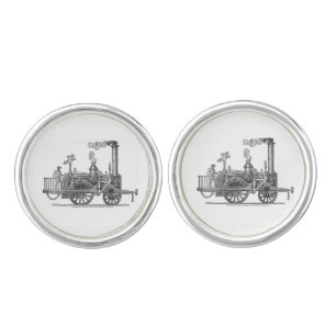 Early Steam Locomotive Cufflinks
