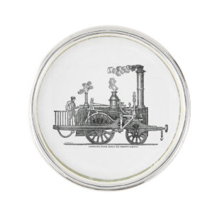 Early Steam Locomotive Pin