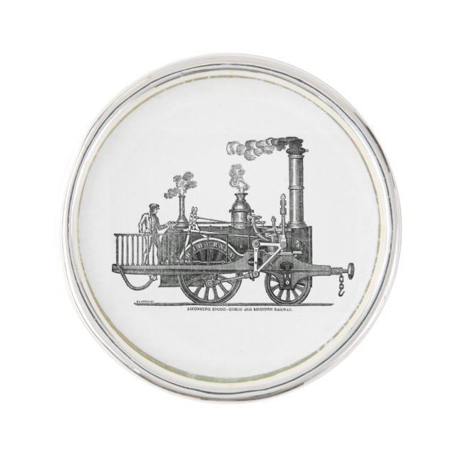Early Steam Locomotive Pin (Front)