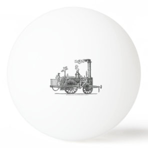 Early Steam Train Locomotive Ping-Pong Ball