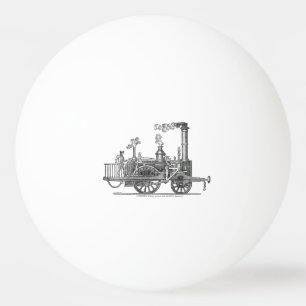 Early Steam Train Locomotive Ping-Pong Ball