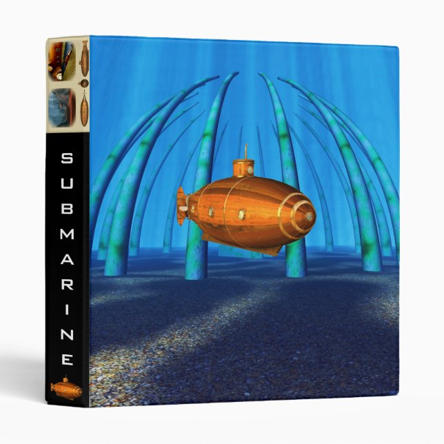 early submarine 3 ring binder (Front/Spine)