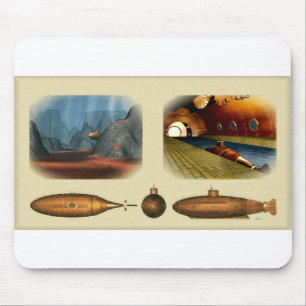 early submarine mouse pad