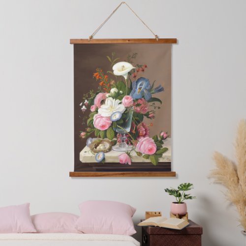 Early Summer Flowers  Severin Roesen  Hanging Tapestry