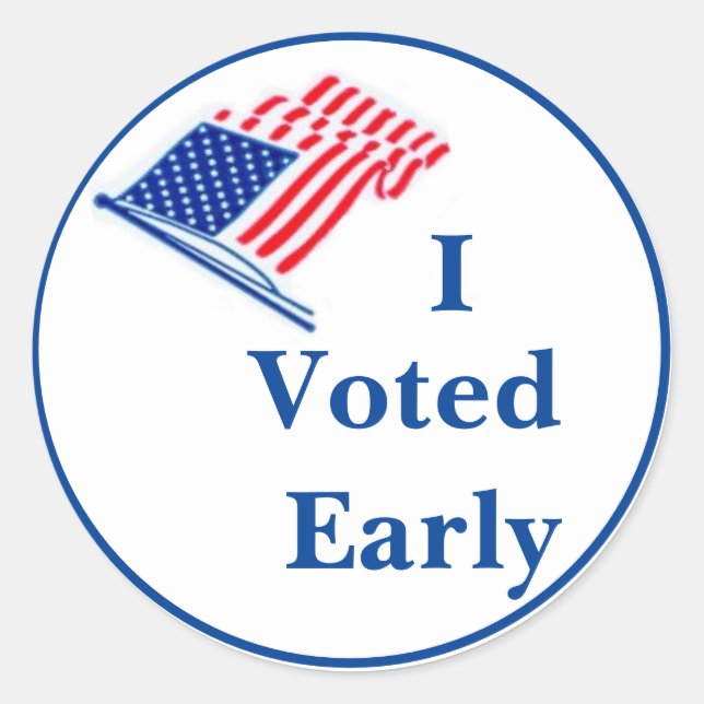 Early Voter Sticker (Front)