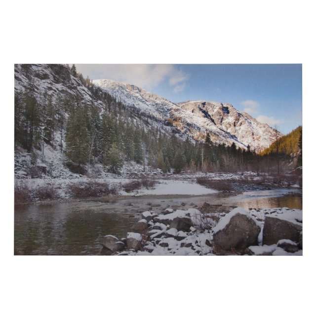 Early winter faux canvas print (Front)