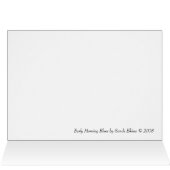 EarlyMornBlues Cards (Inside Horizontal (Top))