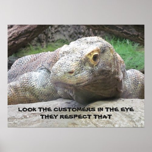 Earn Customer Respect _ Employee Motivational Poster