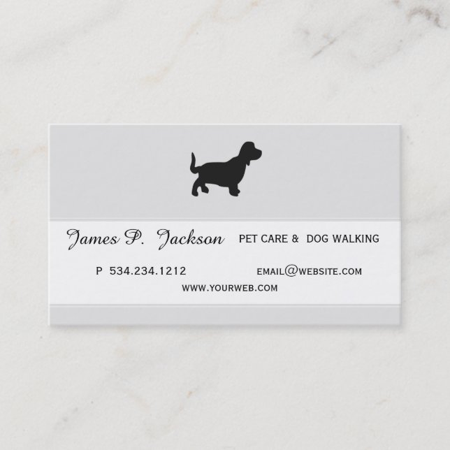 Earned Adulation Coolest Pet Professional Design Appointment Card (Front)