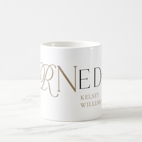 eaRNed it RN Nursing Degree Graduation Coffee Mug