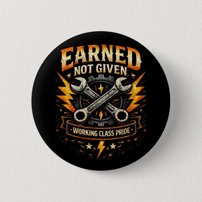Earned Not Given Button (Front)
