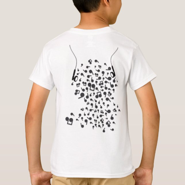 Earphones T-Shirt (Back)
