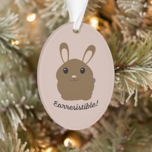 Earresistible Bunny Ornament