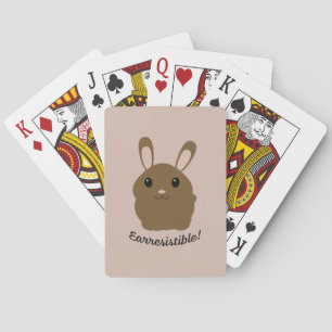Earresistible Bunny Poker Cards