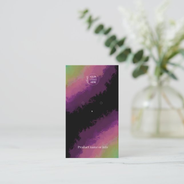 Earring Display Card |colorful Jewelery Display (Standing Front)