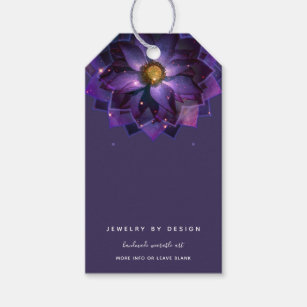 Earring Display, Mystical Lotus Mandala Crafters Gift Tags