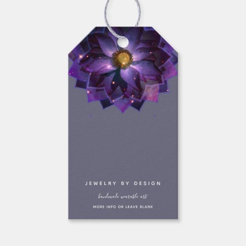 Earring Display Mystical Lotus Mandala Crafters Gift Tags