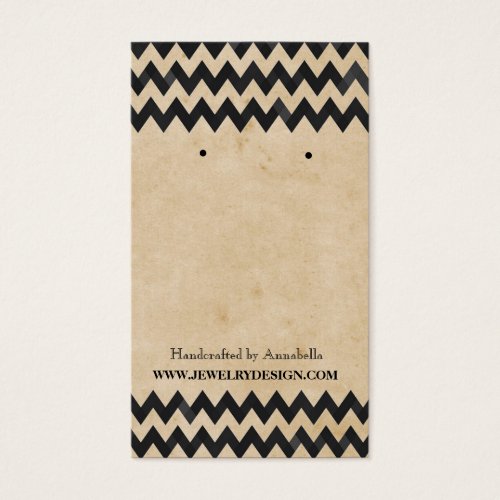 Earring Holder Business Card Template