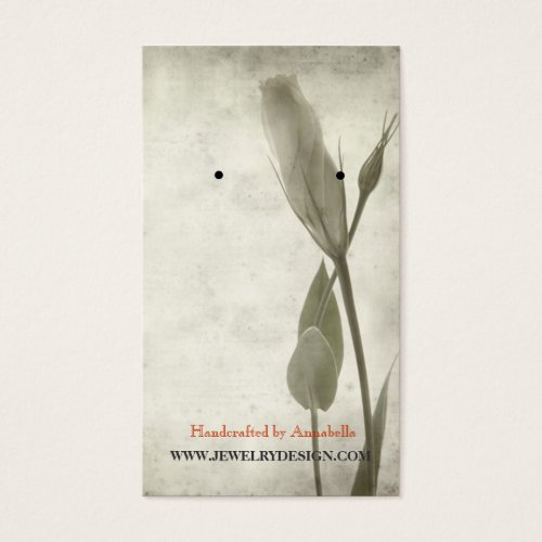 Earring Holder Business Card Template