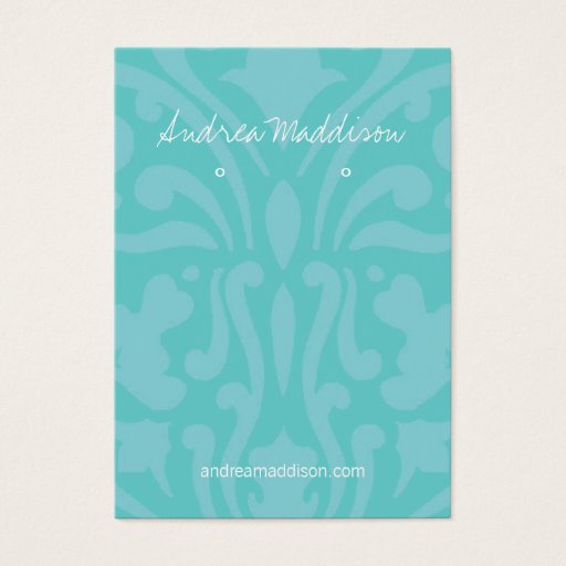 Customizable Earring Holder - Business Card |dmsk2bl