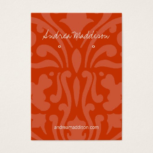 Customizable Earring Holder - Business Card |dmsk2ru