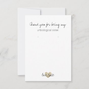 Earring Holder/thank You Card - Heart Fab by Evented at Zazzle
