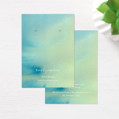 Earring Jewellery Display Card Spring Nature Art