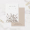 Earring Jewelry Display Card • Earthy Floral