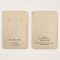 Earring Jewelry Display Card, Recycle Brown Paper