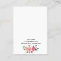 Blush Pink Arch Business Earring Display Card