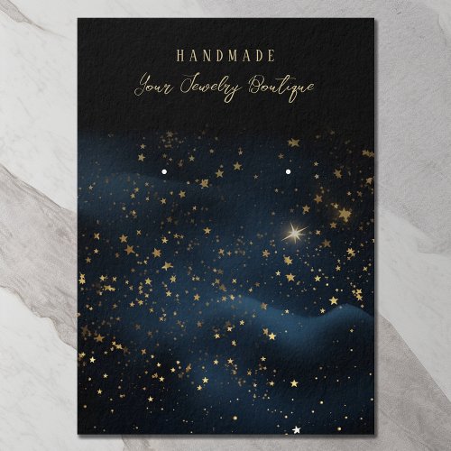 Earring Night Sky Stars Jewelry Display Cards