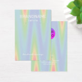 Earrings Holder Color Gradient Ombre Chevron Logo (Desk)