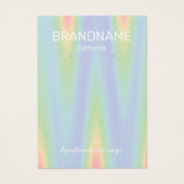 Earrings Holder Color Gradient Ombre Chevron Logo (Front)