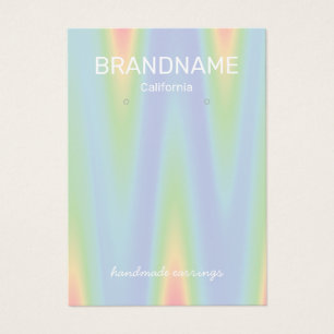 Earrings Holder Color Gradient Ombre Chevron Logo