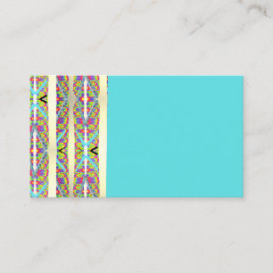 Earrings Jewelry Beads Colorful Business Cards