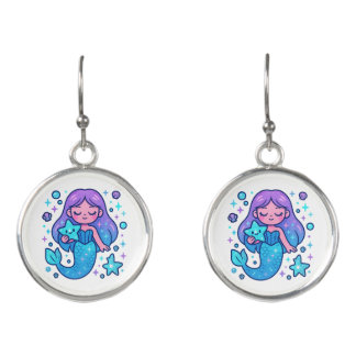 Earrings Kawaii Magic Mermaid– Cute Magic Accessor