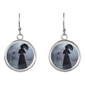 Earrings, Lady of Ashes, Death at Abbey Earrings
